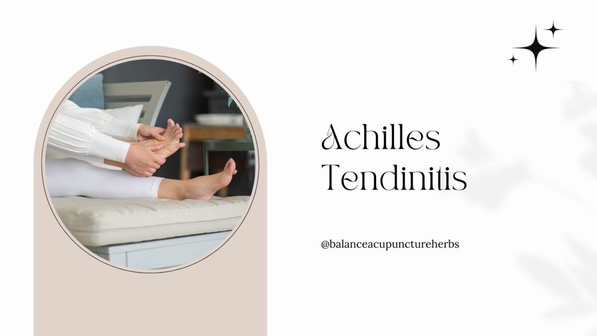 acupuncture for Achilles tendinitis